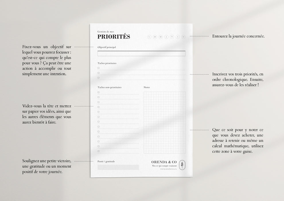 Bloc-Notes Quotidien