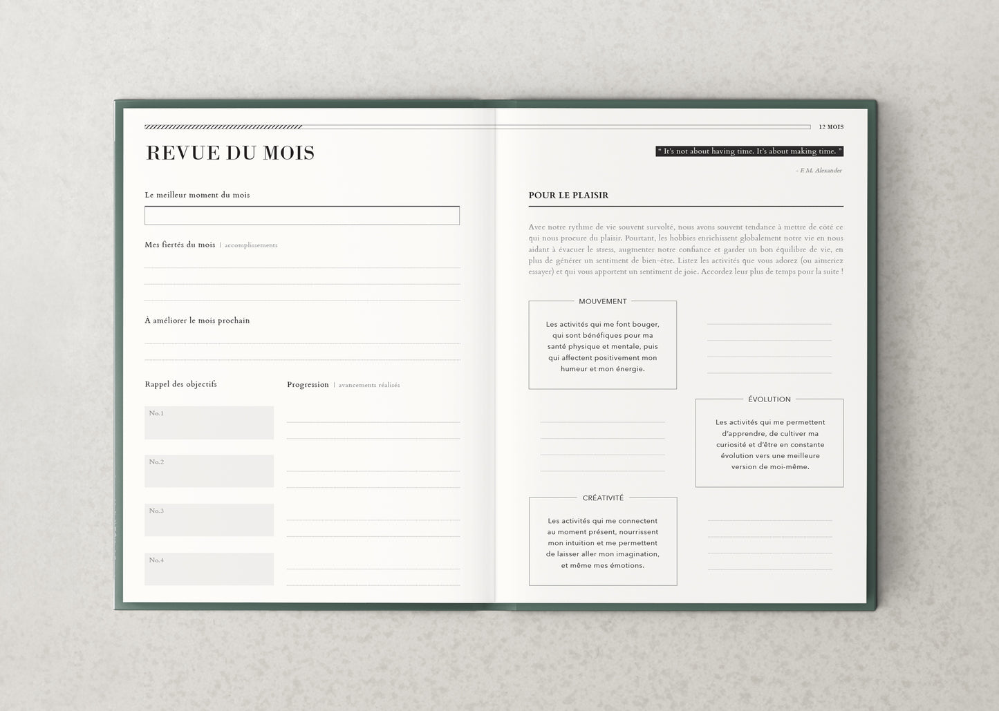 Planificateur personnel